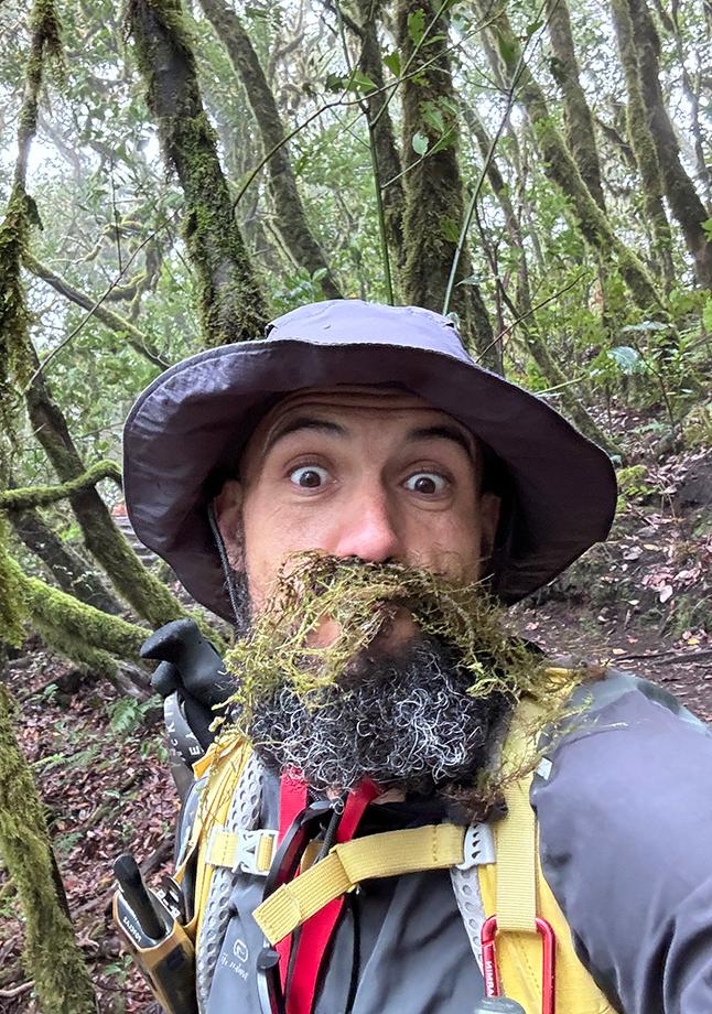 David Ledesma, Capitán Anaga, Guía de montaña, entrenamiento y corredor de distancia